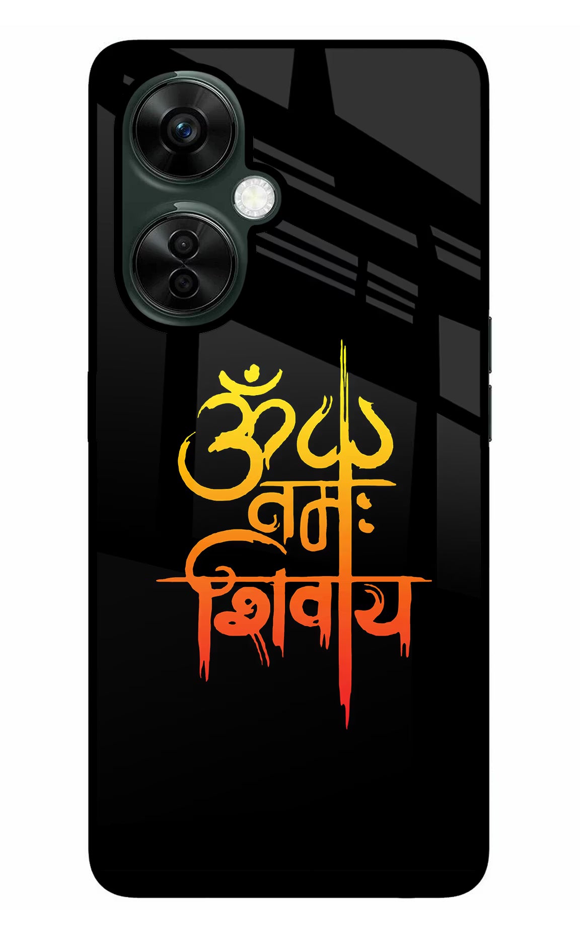 Om Namah Shivay OnePlus Nord CE 3 Lite 5G Glass Case Back Cover by Casekaro