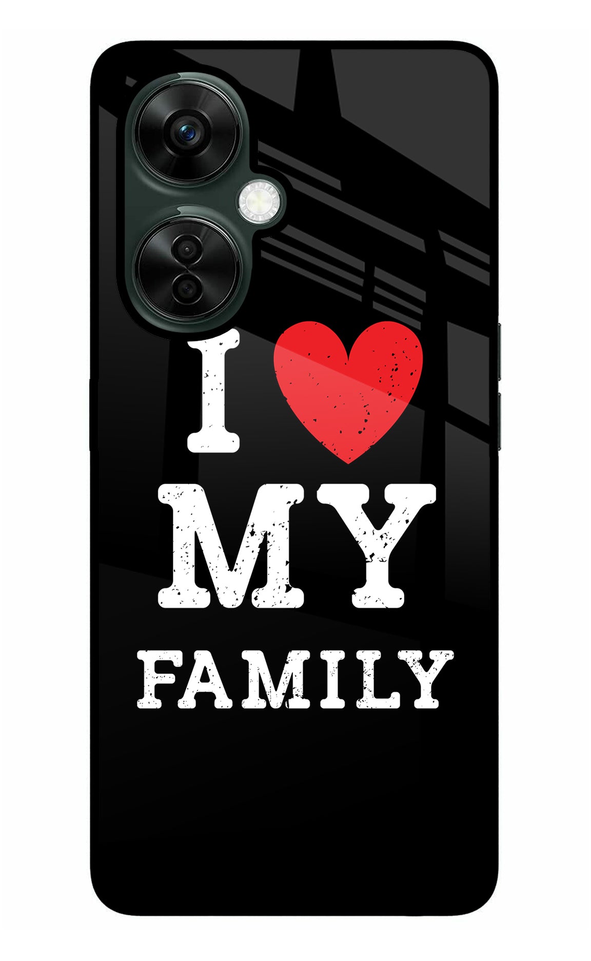 I Love My Family OnePlus Nord CE 3 Lite 5G Back Cover