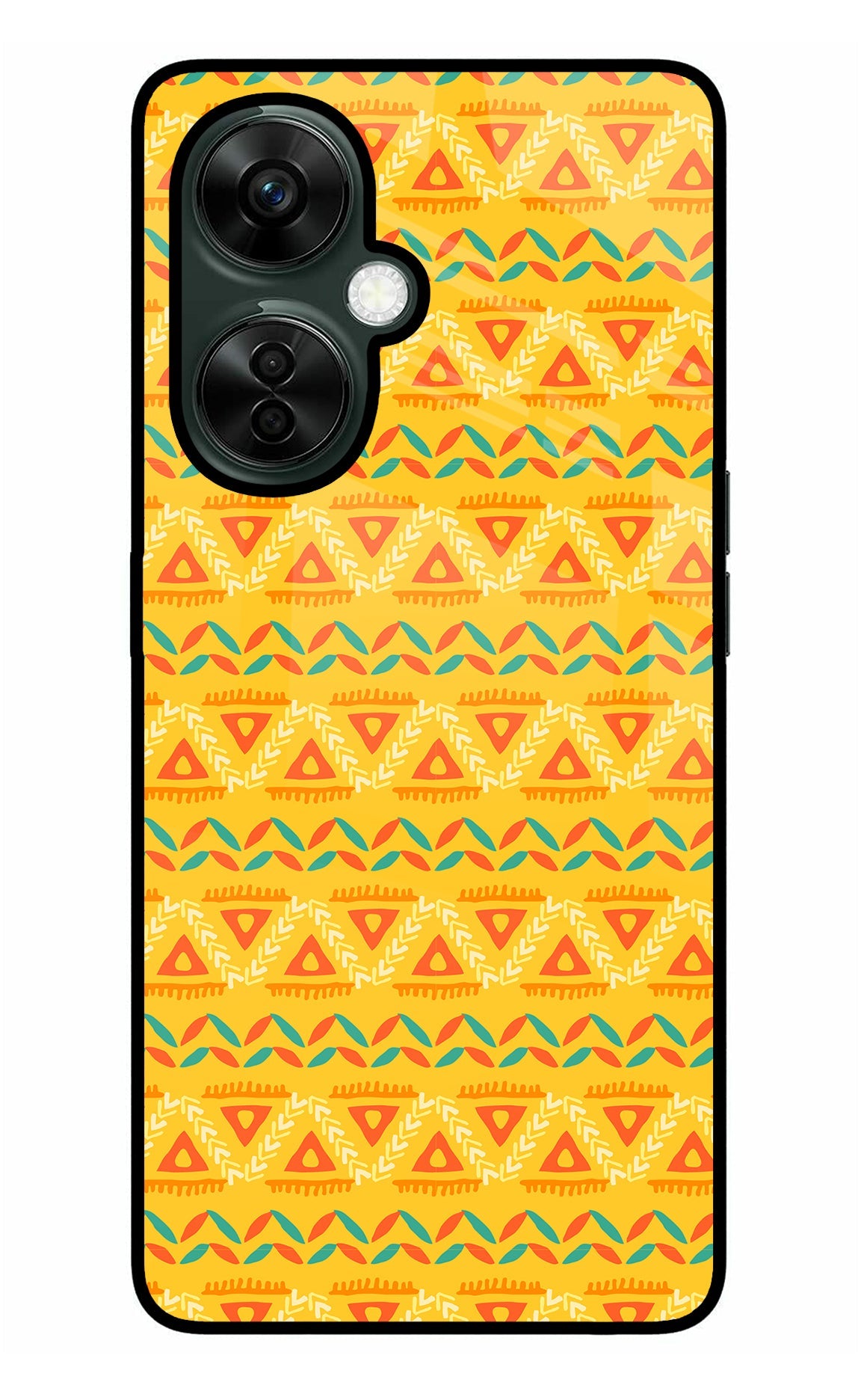 Tribal Pattern OnePlus Nord CE 3 Lite 5G Glass Case