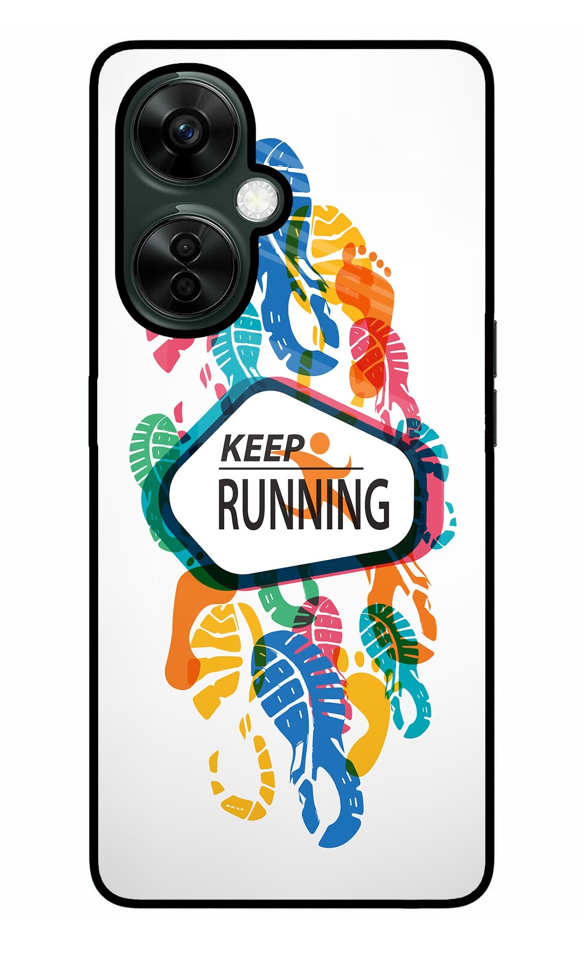 Keep Running OnePlus Nord CE 3 Lite 5G Glass Case