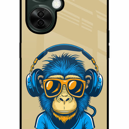 Monkey Headphone OnePlus Nord CE 3 Lite 5G Glass Case