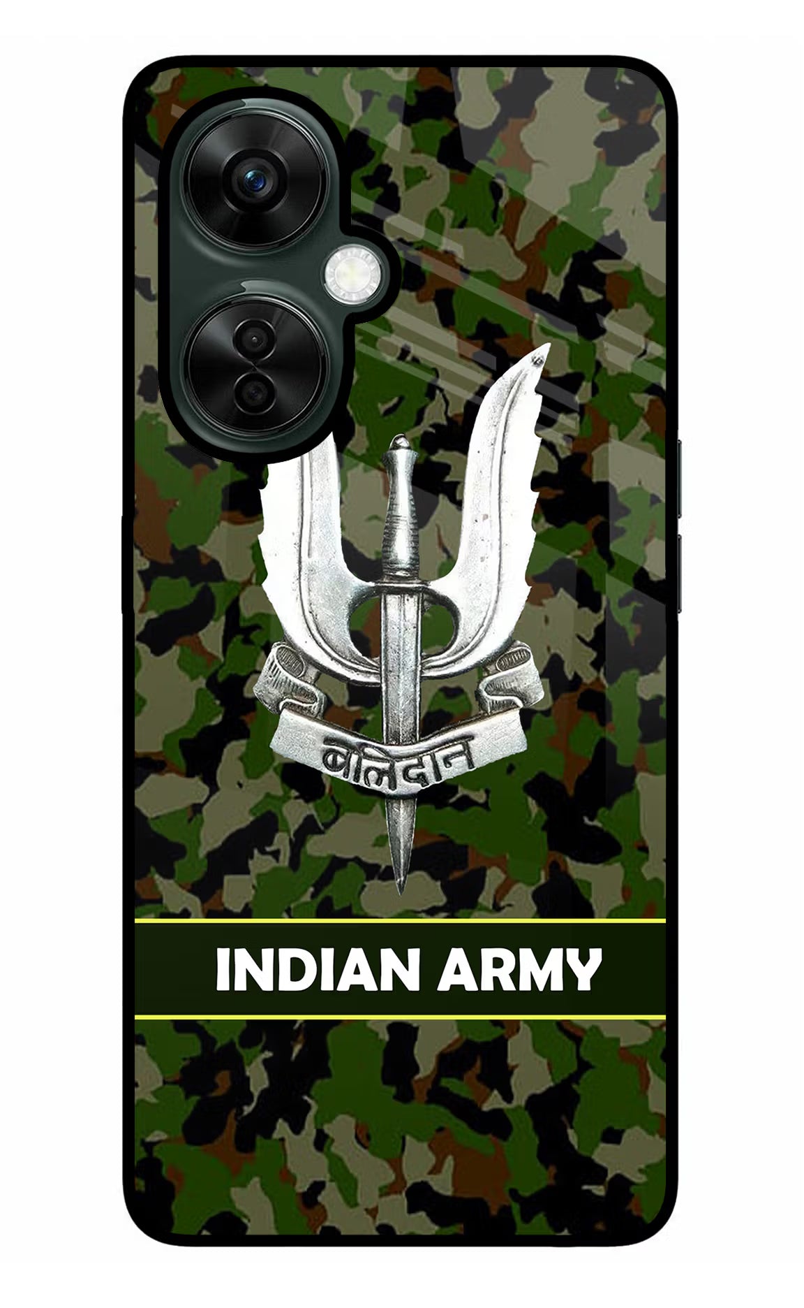 Balidan Indian Logo OnePlus Nord CE 3 Lite 5G Glass Case Back Cover by Casekaro