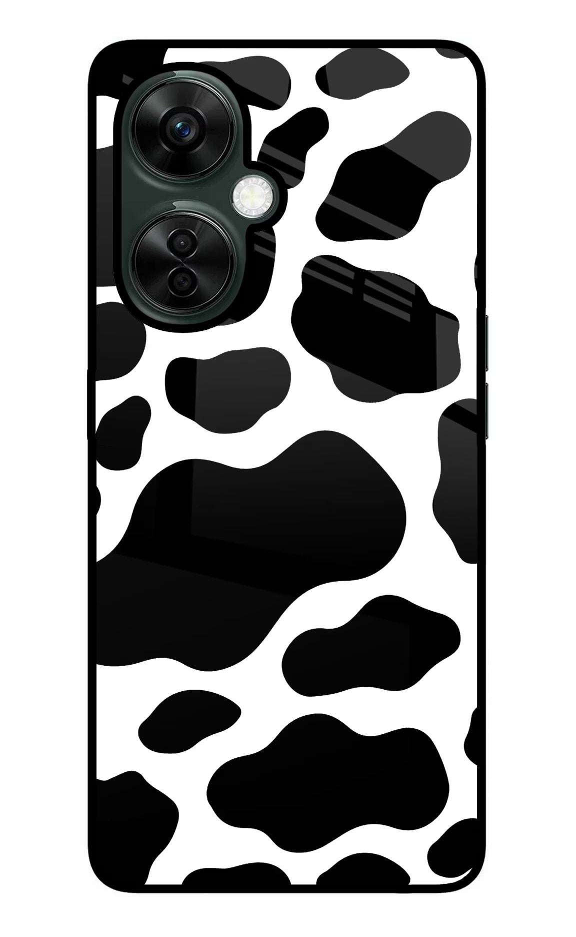 Cow Spots OnePlus Nord CE 3 Lite 5G Glass Case Back Cover by Casekaro