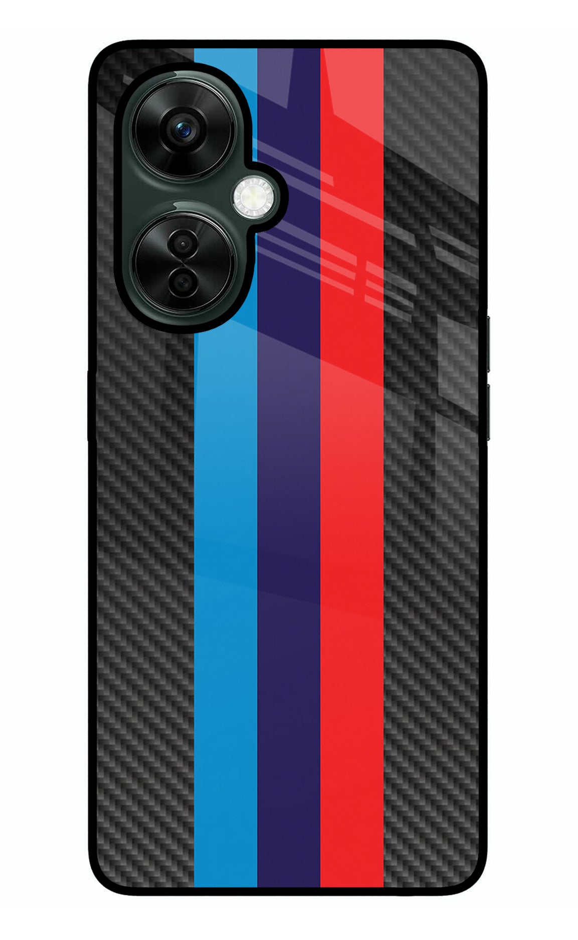 BMW Stripes Pattern OnePlus Nord CE 3 Lite 5G Glass Case