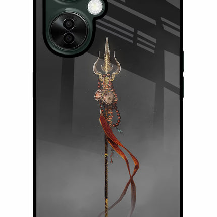 Shiv Trishul OnePlus Nord CE 3 Lite 5G Glass Case Back Cover by Casekaro