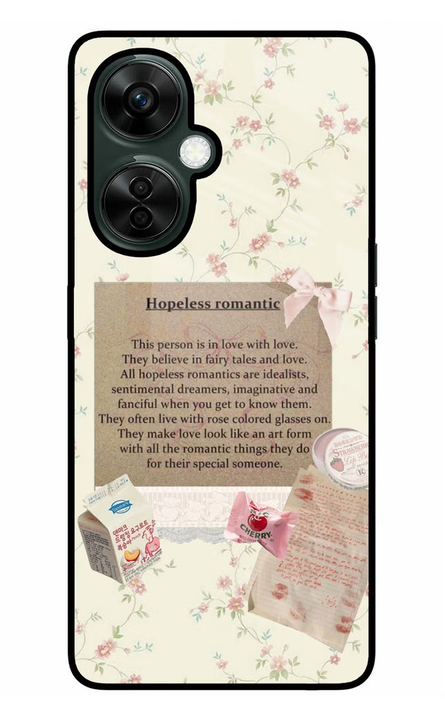 Hopeless Romantic OnePlus Nord CE 3 Lite 5G Glass Case