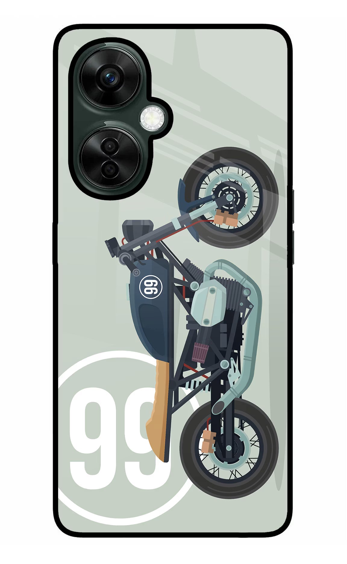 Classic Cafe Racer 99 OnePlus Nord CE 3 Lite 5G Glass Case