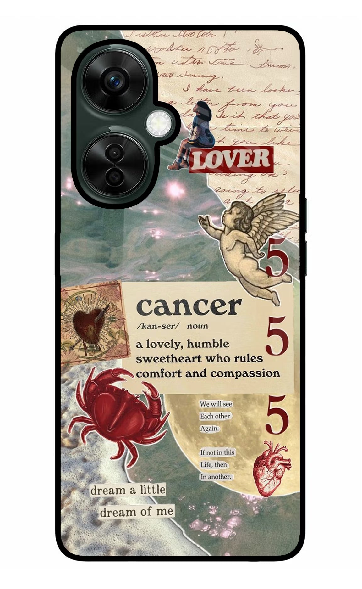 Cancer Zodiac OnePlus Nord CE 3 Lite 5G Glass Case