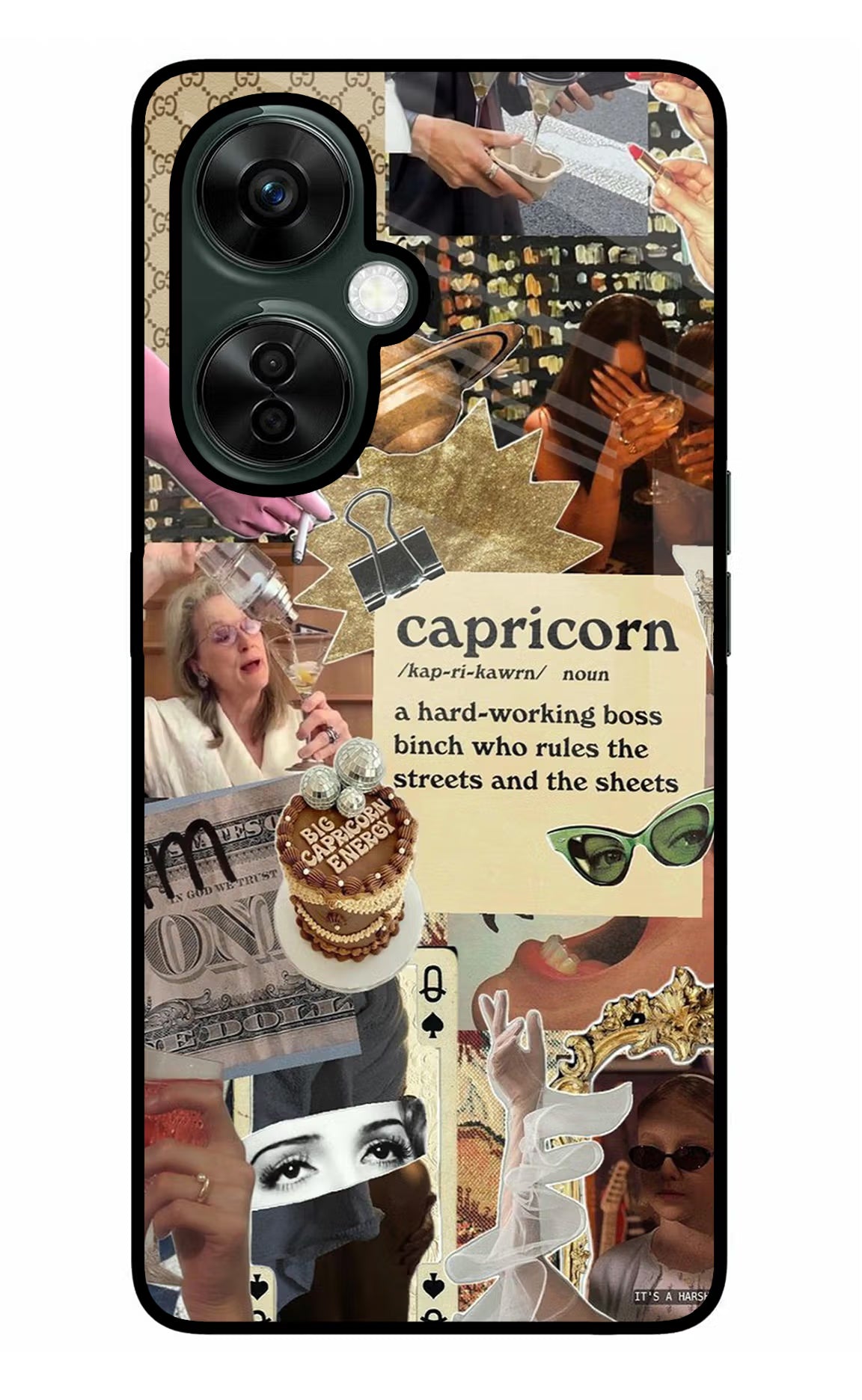 Capricorn Zodiac OnePlus Nord CE 3 Lite 5G Glass Case