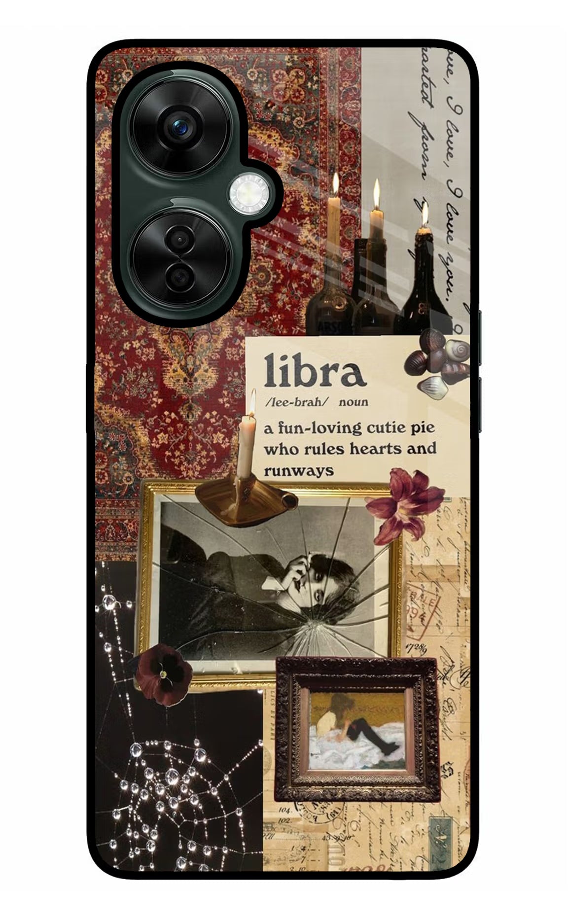Libra Zodiac OnePlus Nord CE 3 Lite 5G Glass Case Back Cover by Casekaro