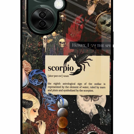 Scorpio Zodiac OnePlus Nord CE 3 Lite 5G Glass Case