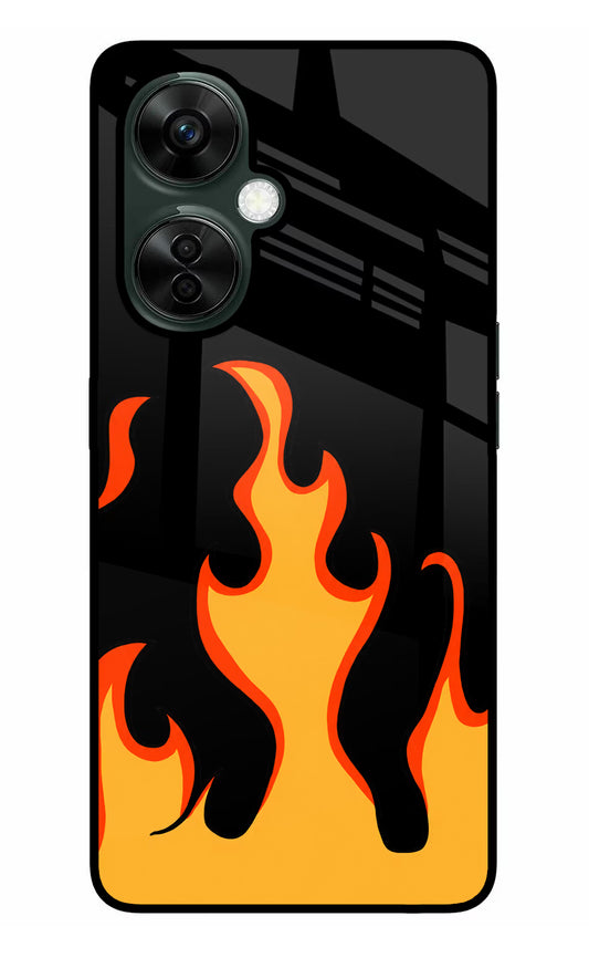 Fired Up – Black OnePlus Nord CE 3 Lite 5G Glass Case