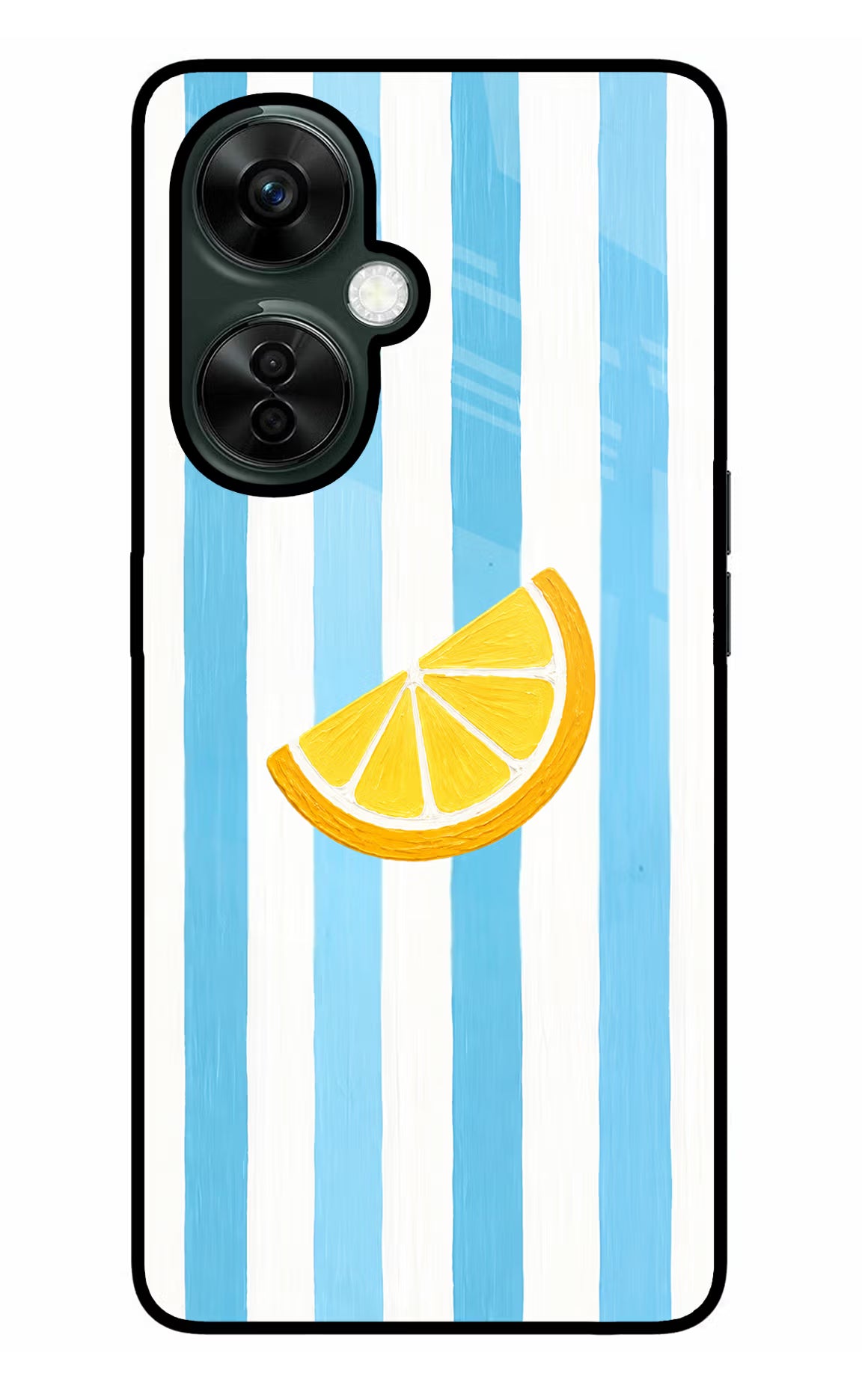 Summer Lemon OnePlus Nord CE 3 Lite 5G Glass Case Back Cover by Casekaro