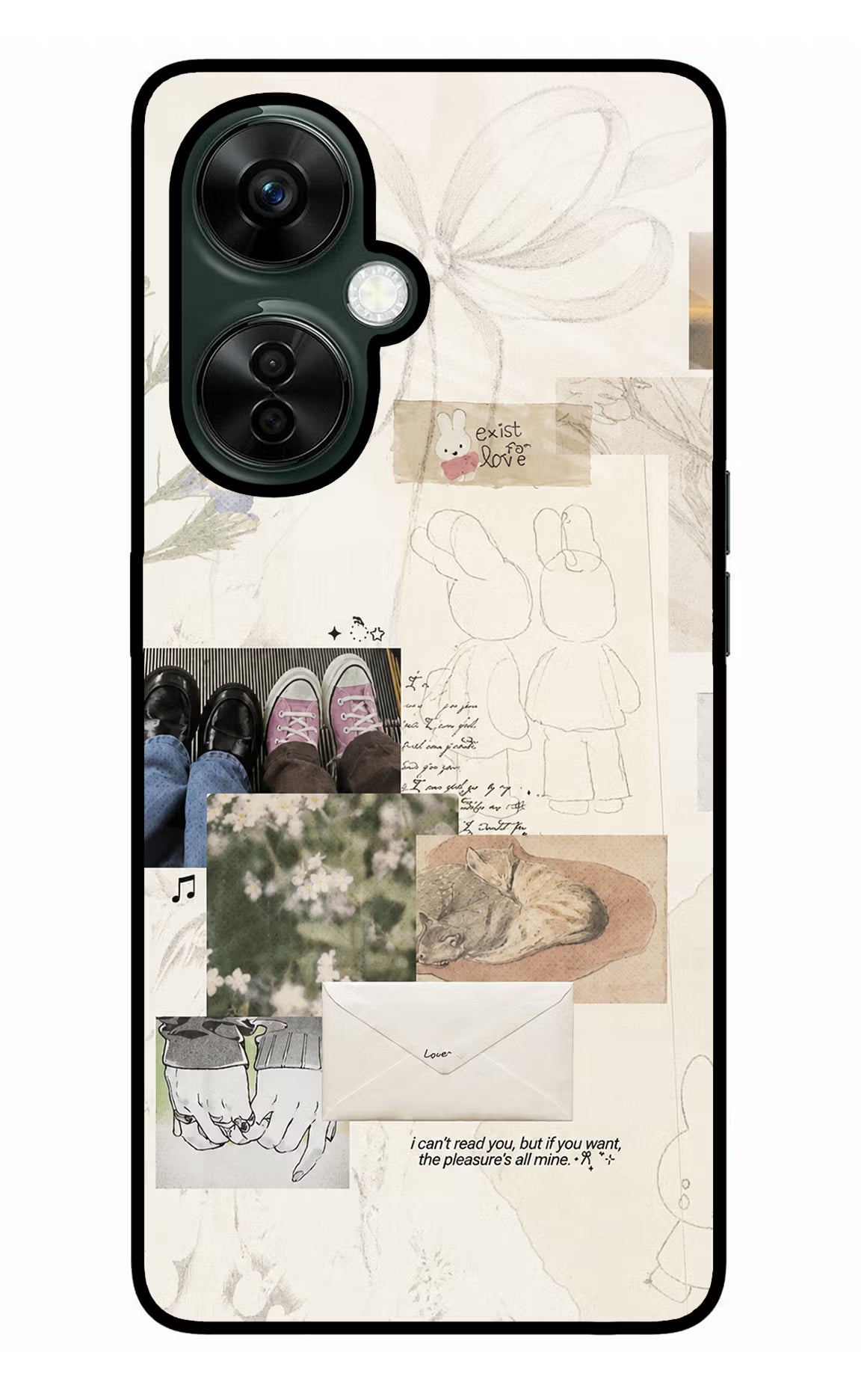 Soft Aesthetic OnePlus Nord CE 3 Lite 5G Glass Case