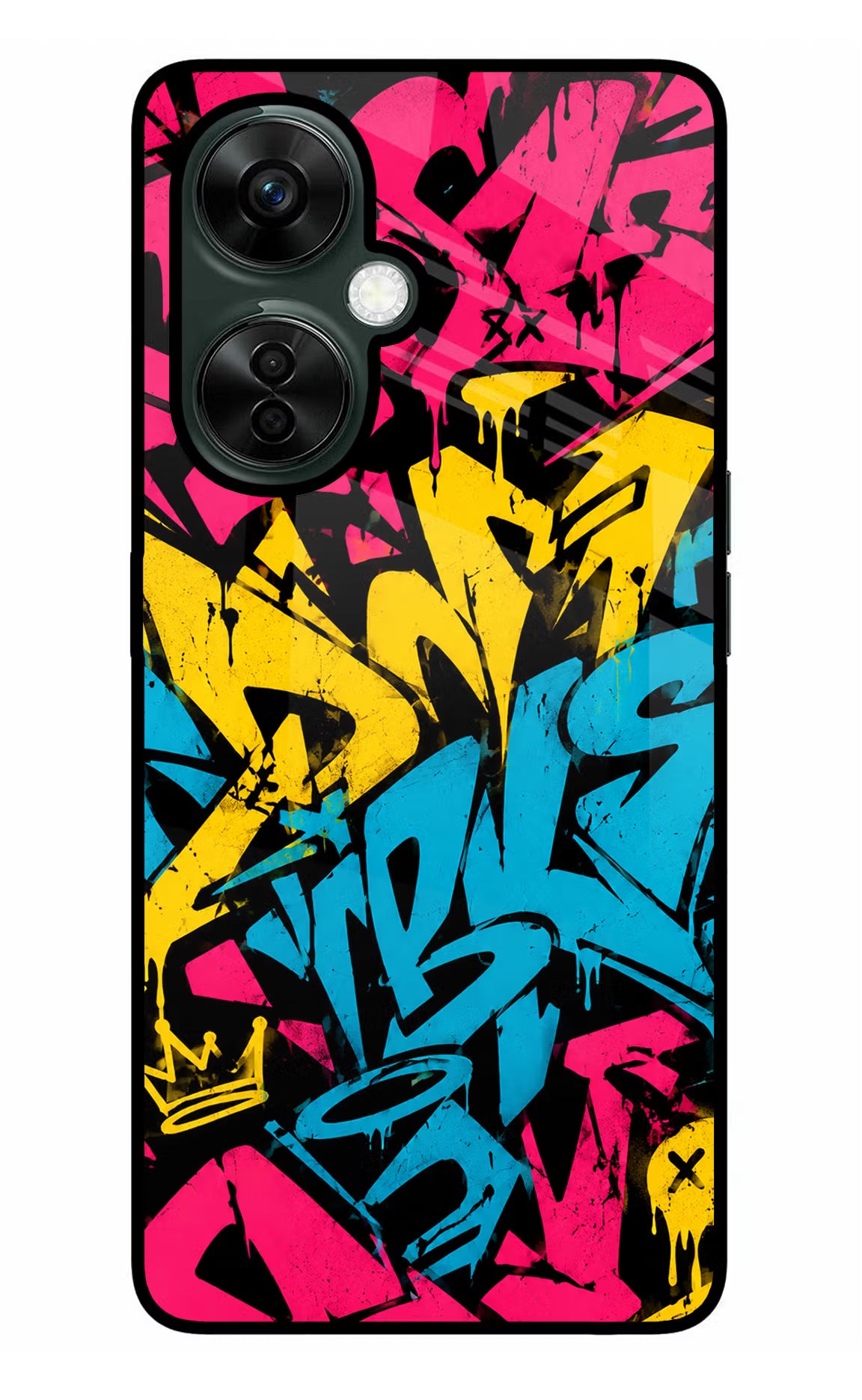 Graffiti Vibe OnePlus Nord CE 3 Lite 5G Glass Case