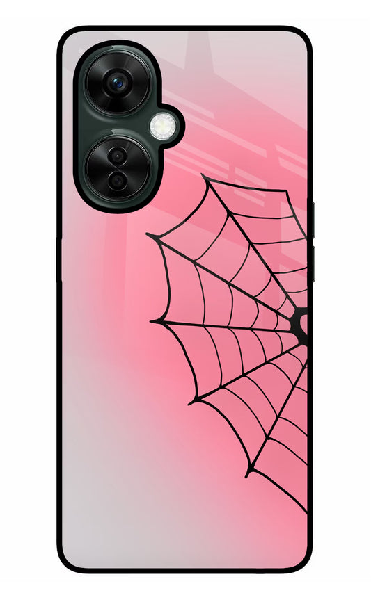 Pink Web OnePlus Nord CE 3 Lite 5G Glass Case