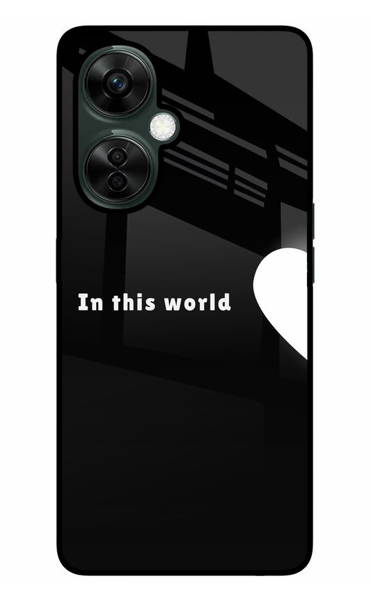 This World OnePlus Nord CE 3 Lite 5G Glass Case