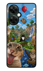 Minecraft Cat Chaos OnePlus Nord CE 3 Lite 5G Glass Case