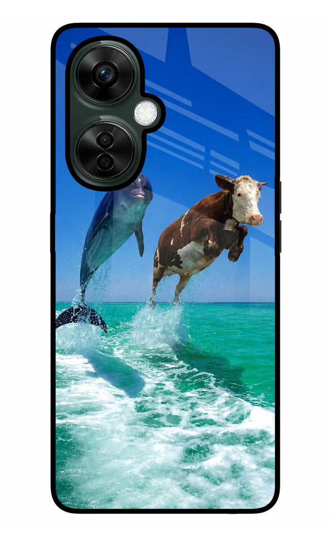 Dolphin vs Cow OnePlus Nord CE 3 Lite 5G Glass Case