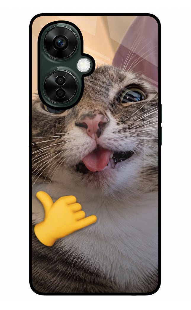 Silly Cat Call OnePlus Nord CE 3 Lite 5G Glass Case