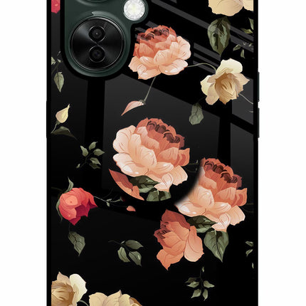 Flowers OnePlus Nord CE 3 Lite 5G Glass Case