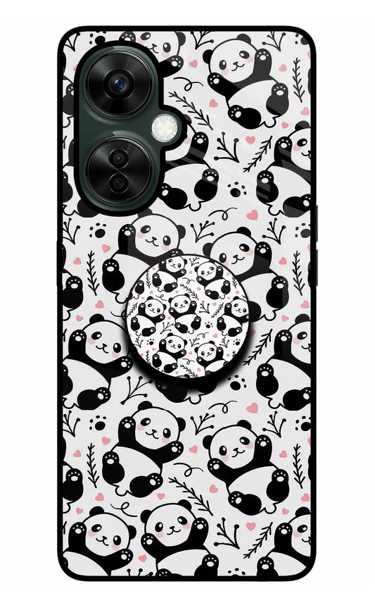 Cute Panda OnePlus Nord CE 3 Lite 5G Glass Case