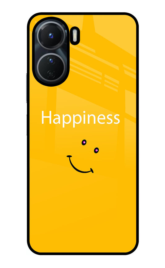 Happiness With Smiley Vivo Y56 5G Glass Case