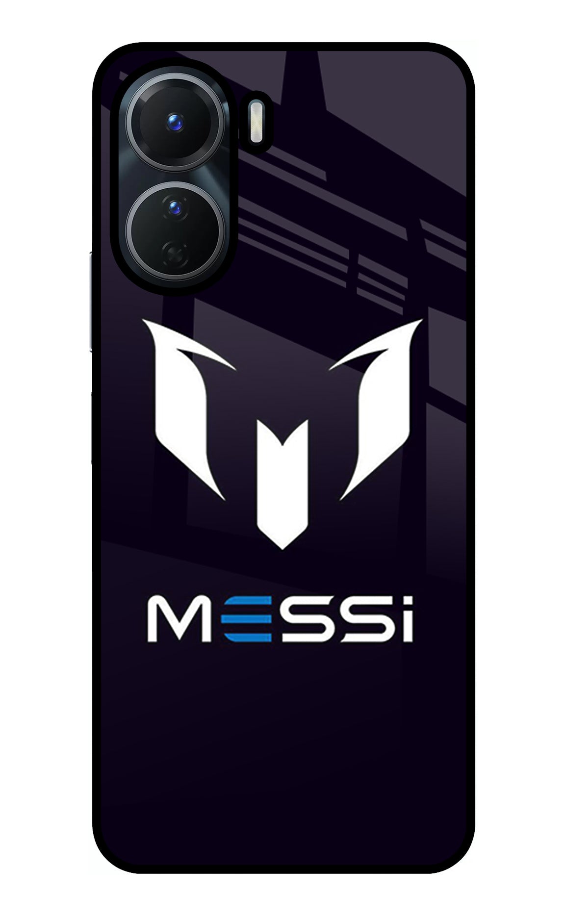 Messi Logo Vivo Y56 5G Glass Case