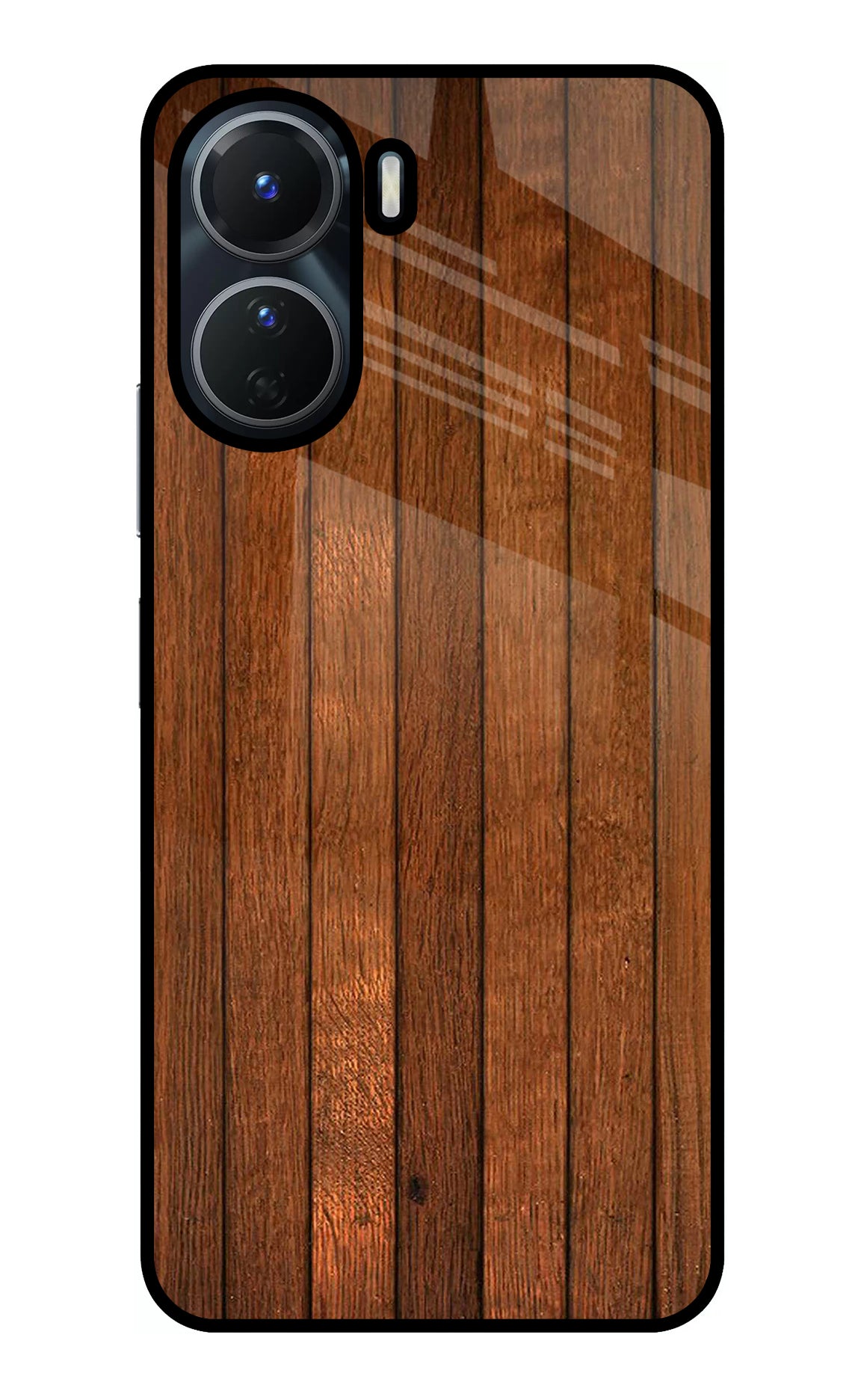 Wooden Artwork Bands Vivo Y56 5G Back Cover