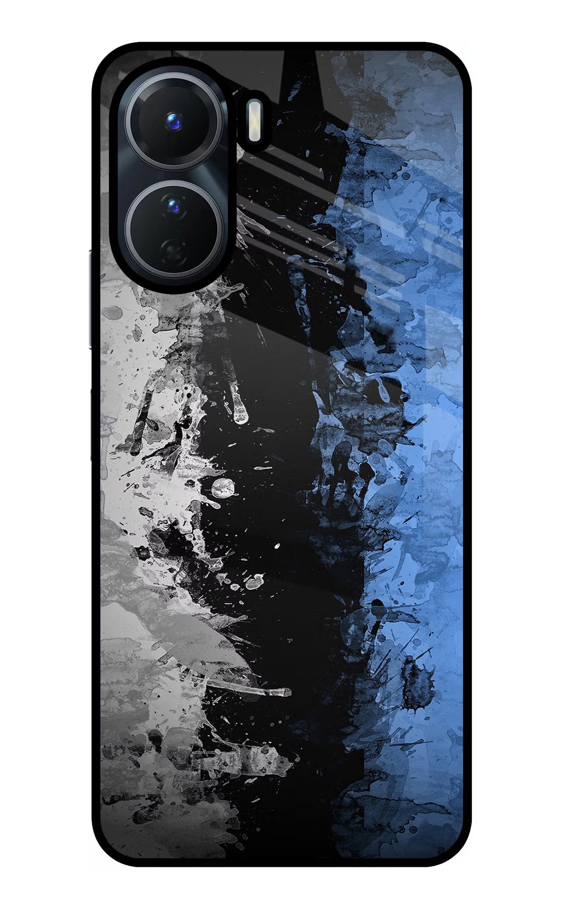 Artistic Design Vivo Y56 5G Glass Case Back Cover by Casekaro
