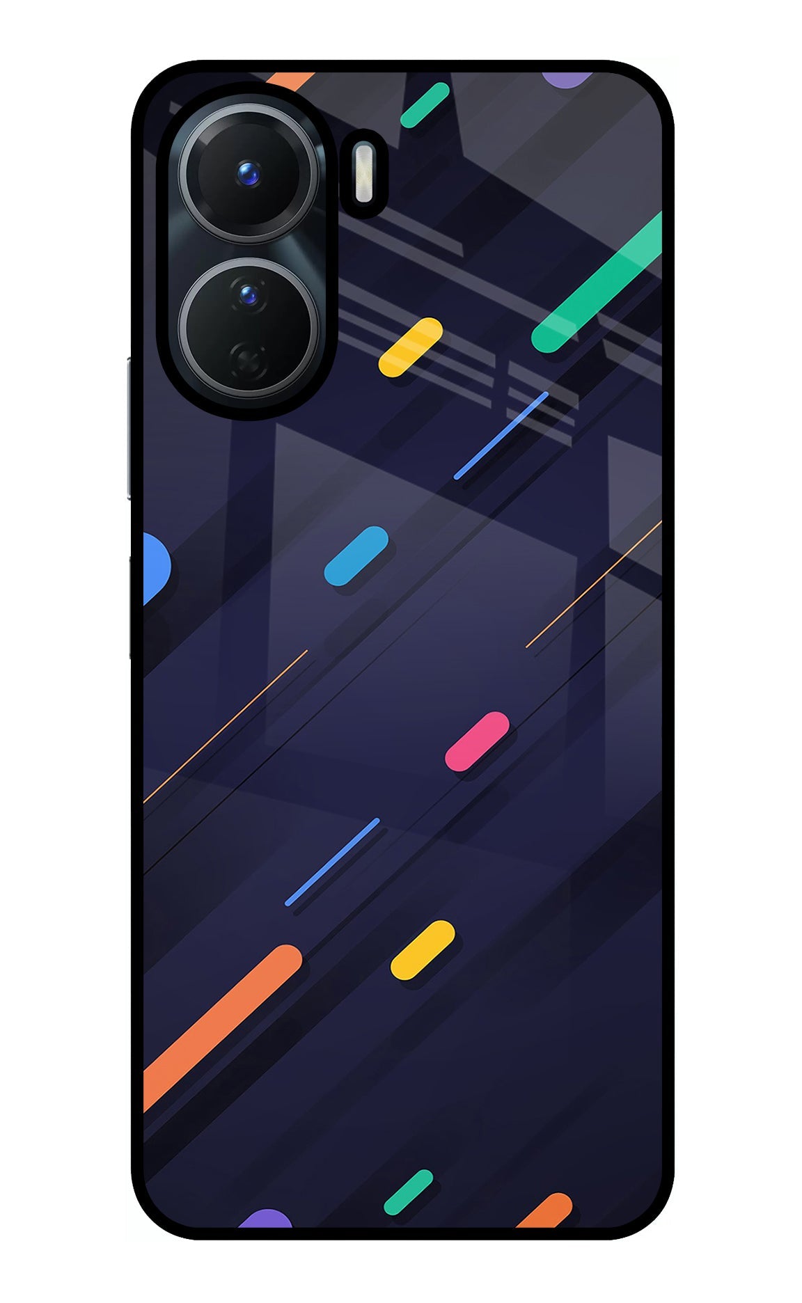 Abstract Design Vivo Y56 5G Glass Case