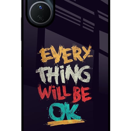 Everything Will Be Ok Vivo Y56 5G Glass Case