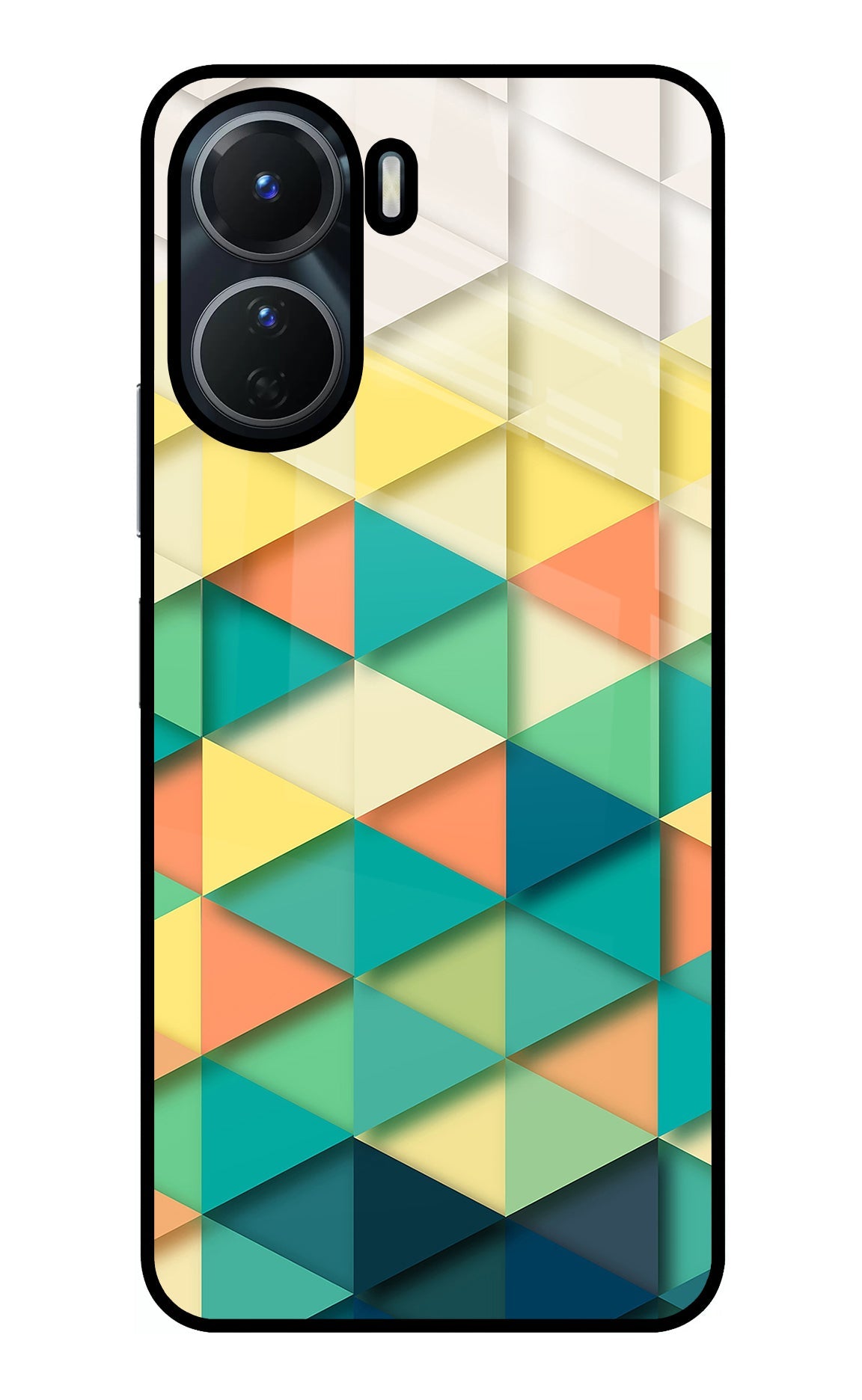 Abstract Vivo Y56 5G Glass Case