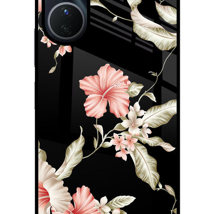 Flowers Vivo Y56 5G Glass Case