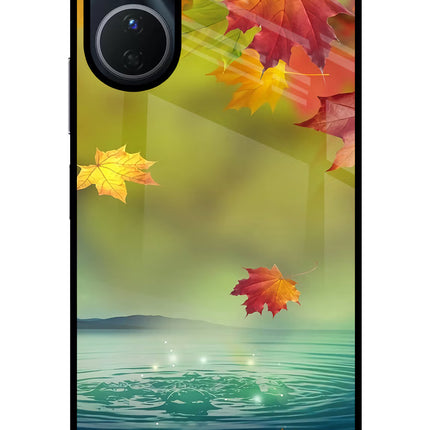 Flowers Vivo Y56 5G Glass Case