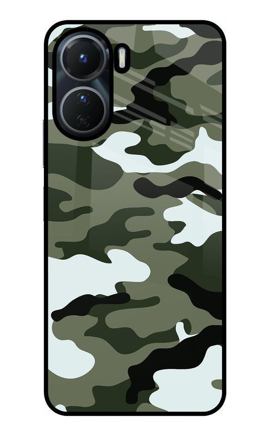 Camouflage Vivo Y56 5G Glass Case