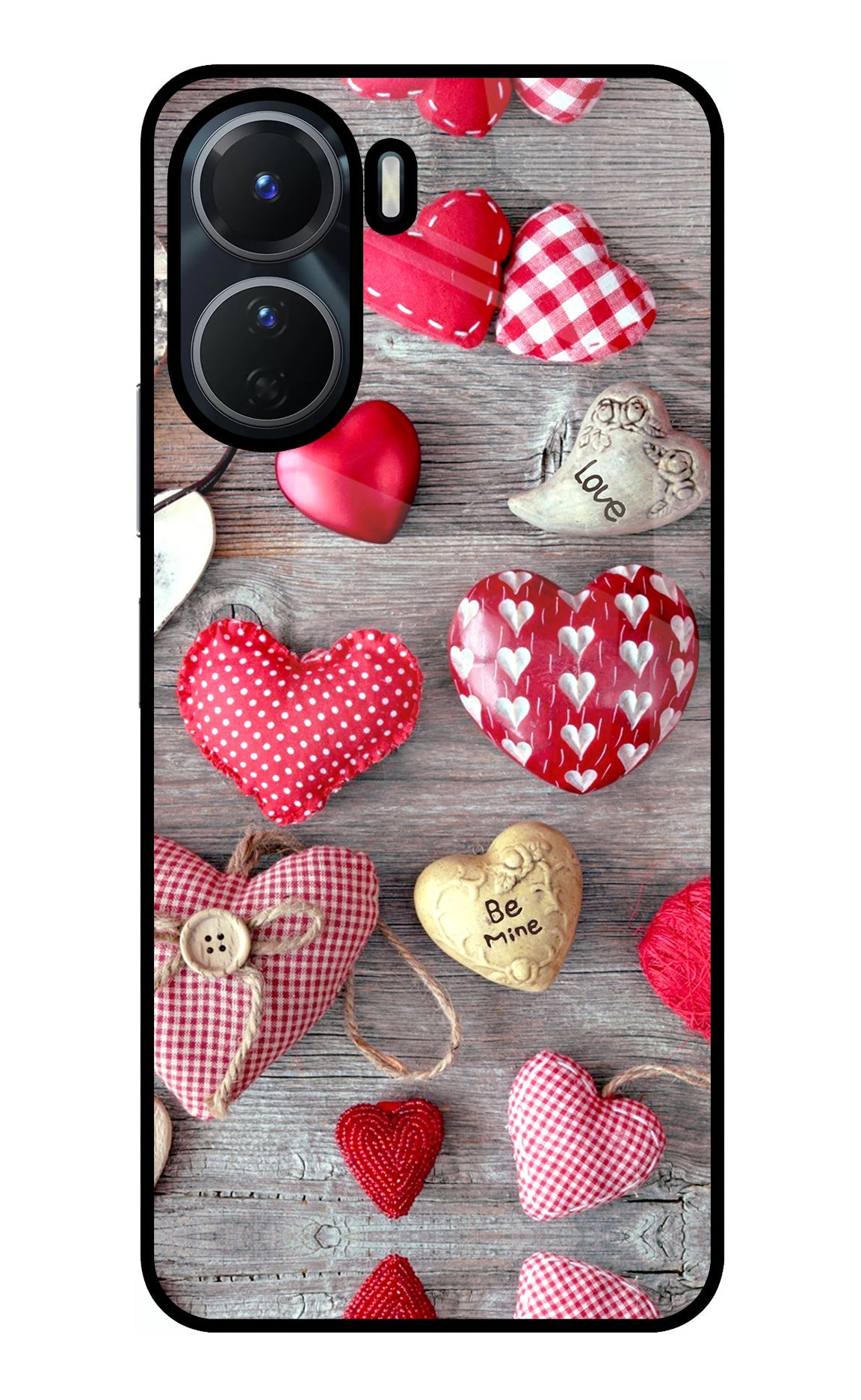 Love Wallpaper Vivo Y56 5G Glass Case