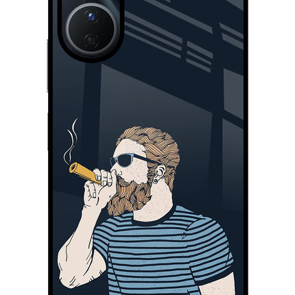 Smoking Vivo Y56 5G Glass Case
