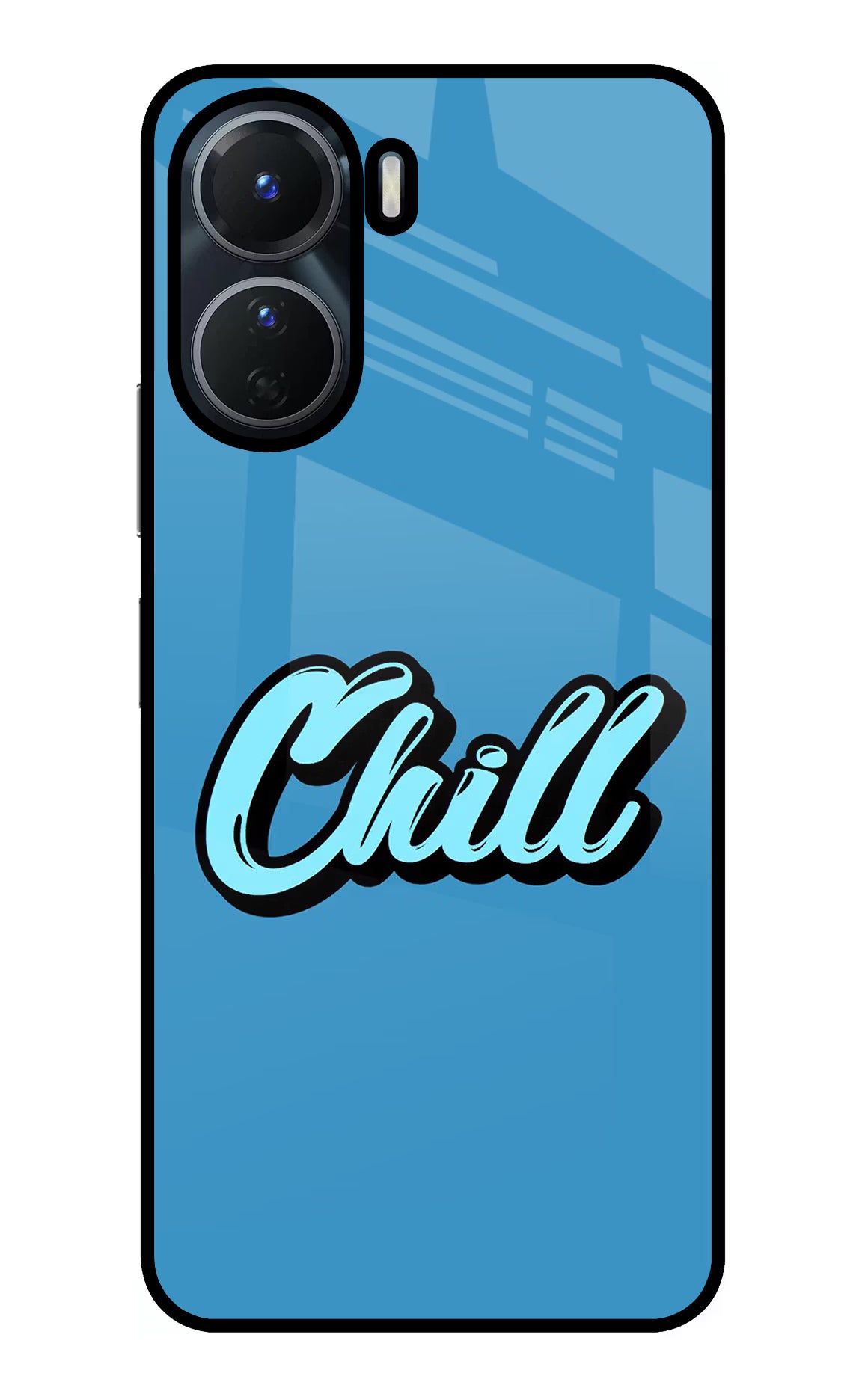 Chill Vivo Y56 5G Glass Case Back Cover by Casekaro