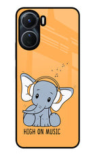 High On Music Vivo Y56 5G Glass Case