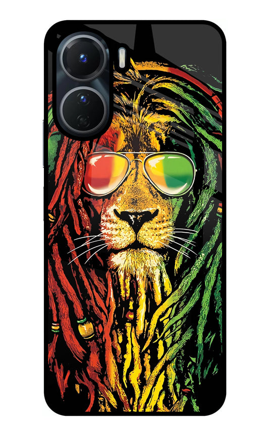 Rasta Lion Vivo Y56 5G Glass Case