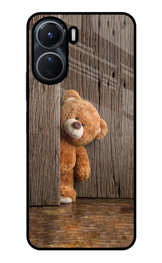 Teddy Wooden Vivo Y56 5G Glass Case