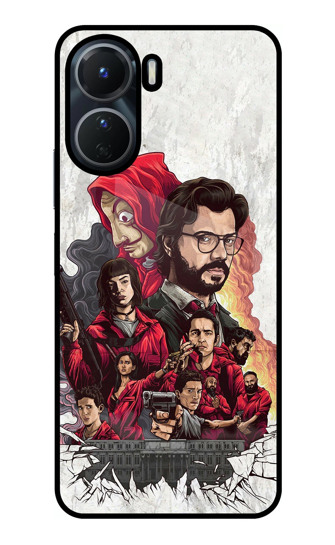 Money Heist Artwork Vivo Y56 5G Back Cover