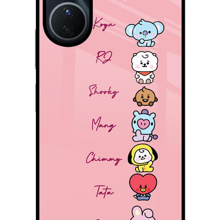 BTS names Vivo Y56 5G Glass Case