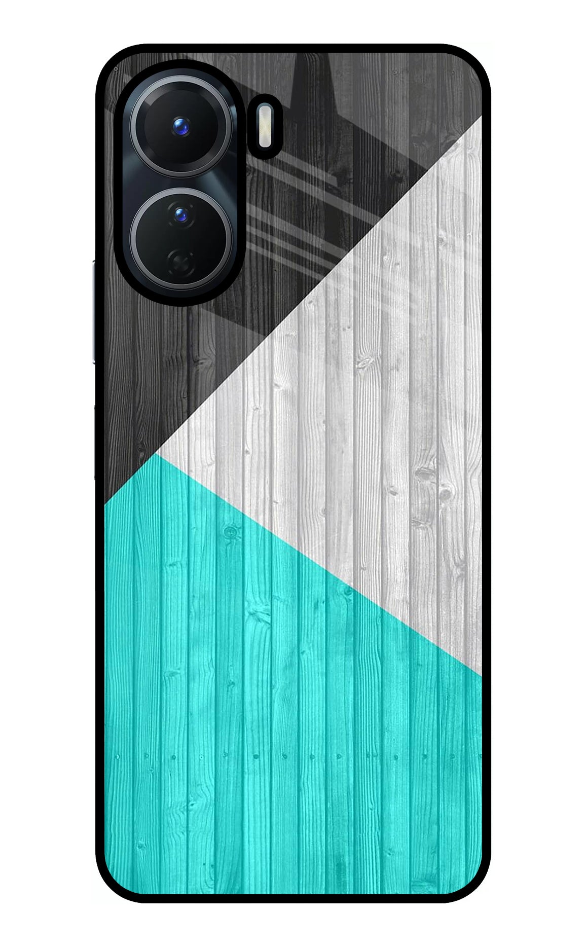 Wooden Abstract Vivo Y56 5G Back Cover