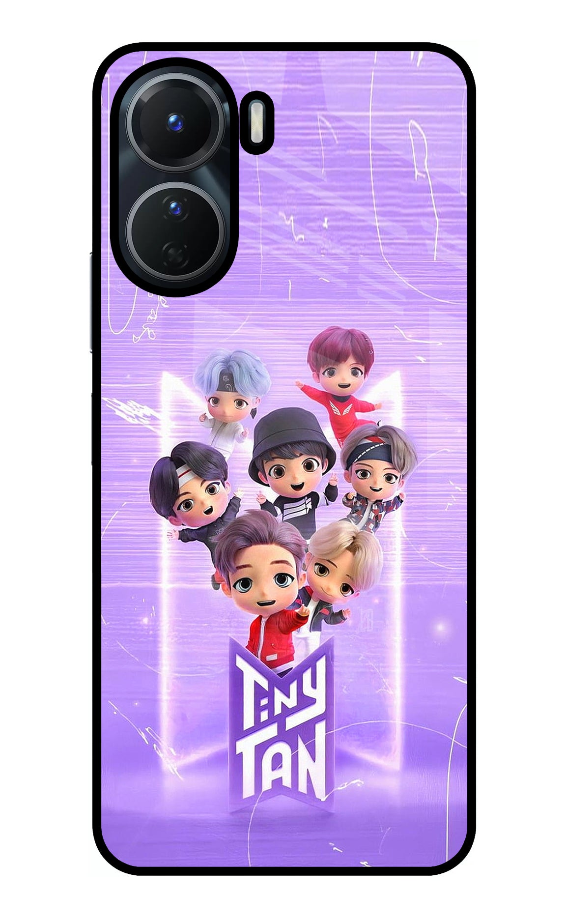 BTS Tiny Tan Vivo Y56 5G Glass Case