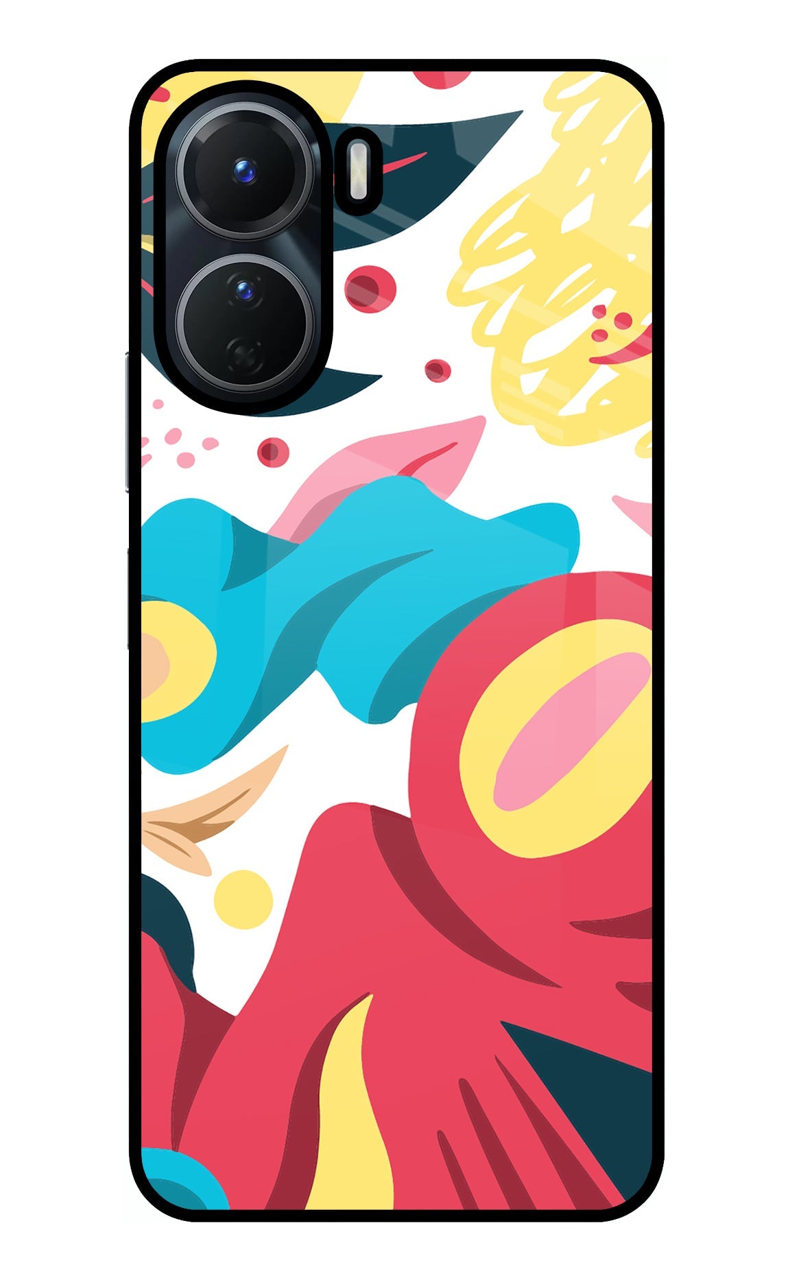 Trippy Art Vivo Y56 5G Glass Case