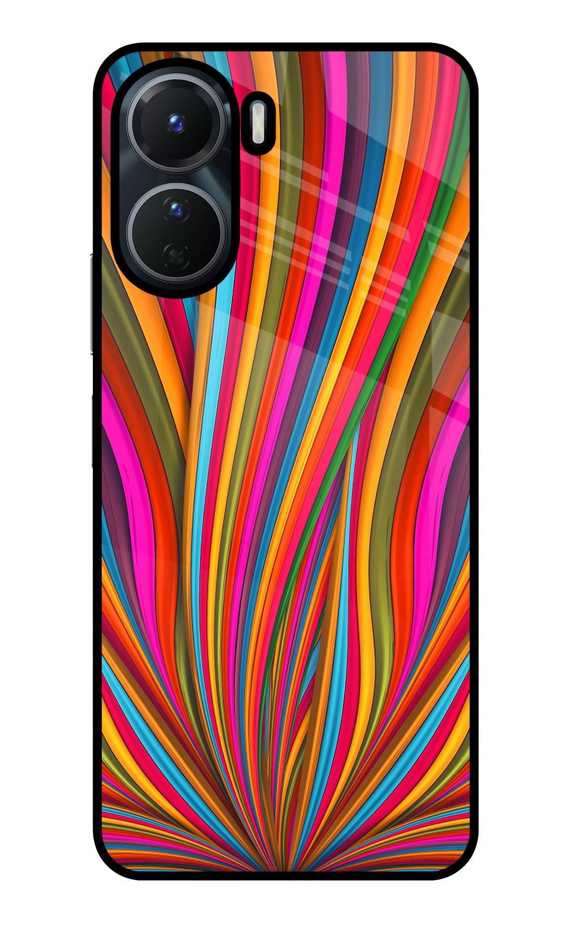 Trippy Wavy Vivo Y56 5G Back Cover