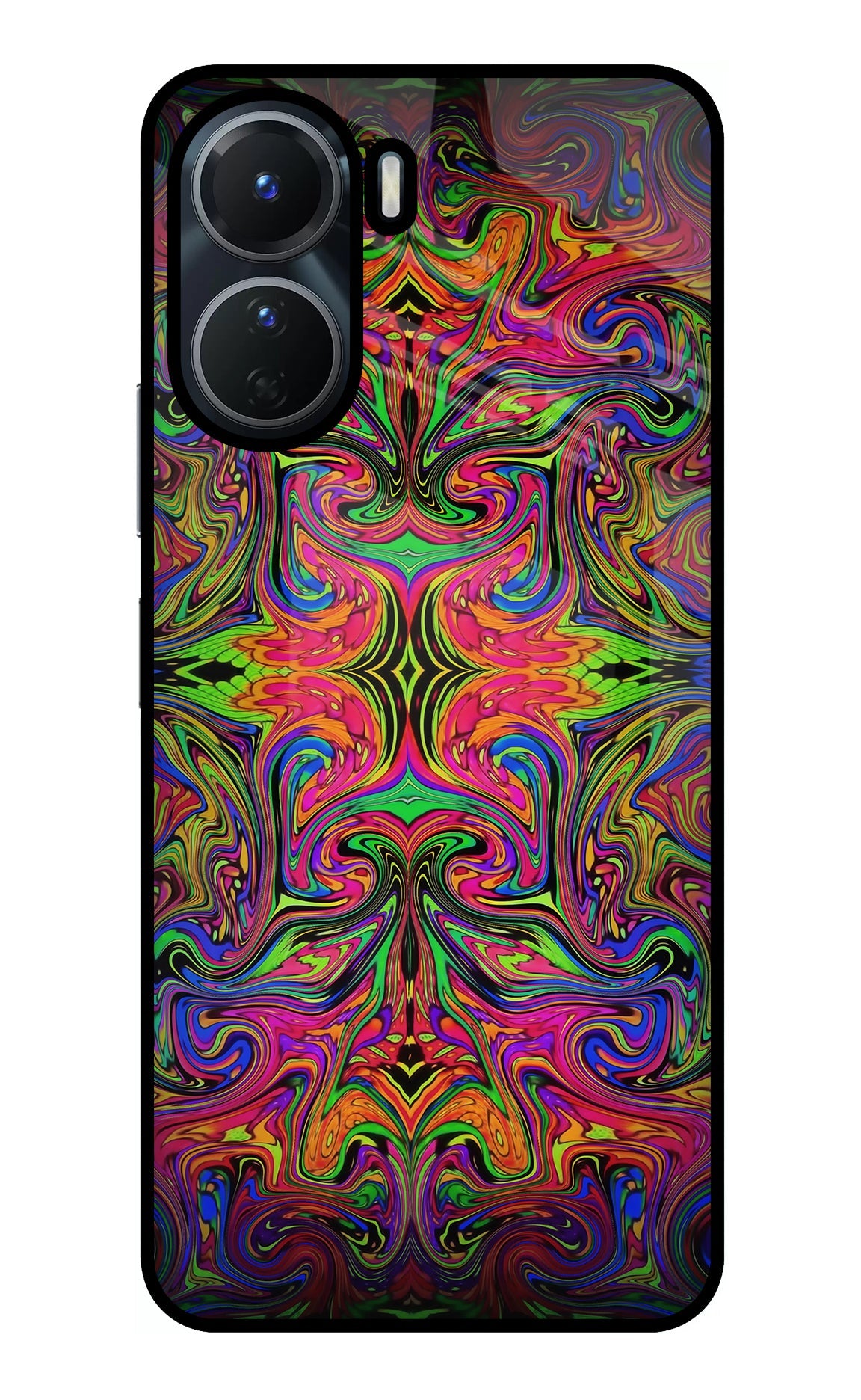 Psychedelic Art Vivo Y56 5G Back Cover