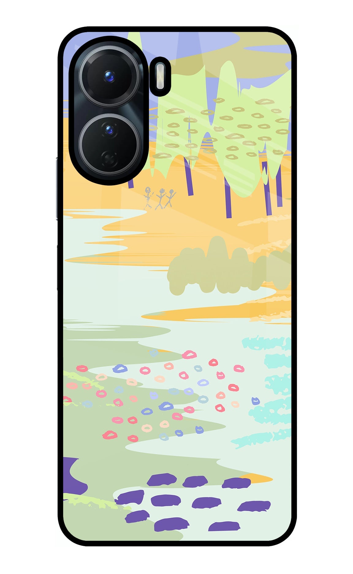 Scenery Vivo Y56 5G Glass Case